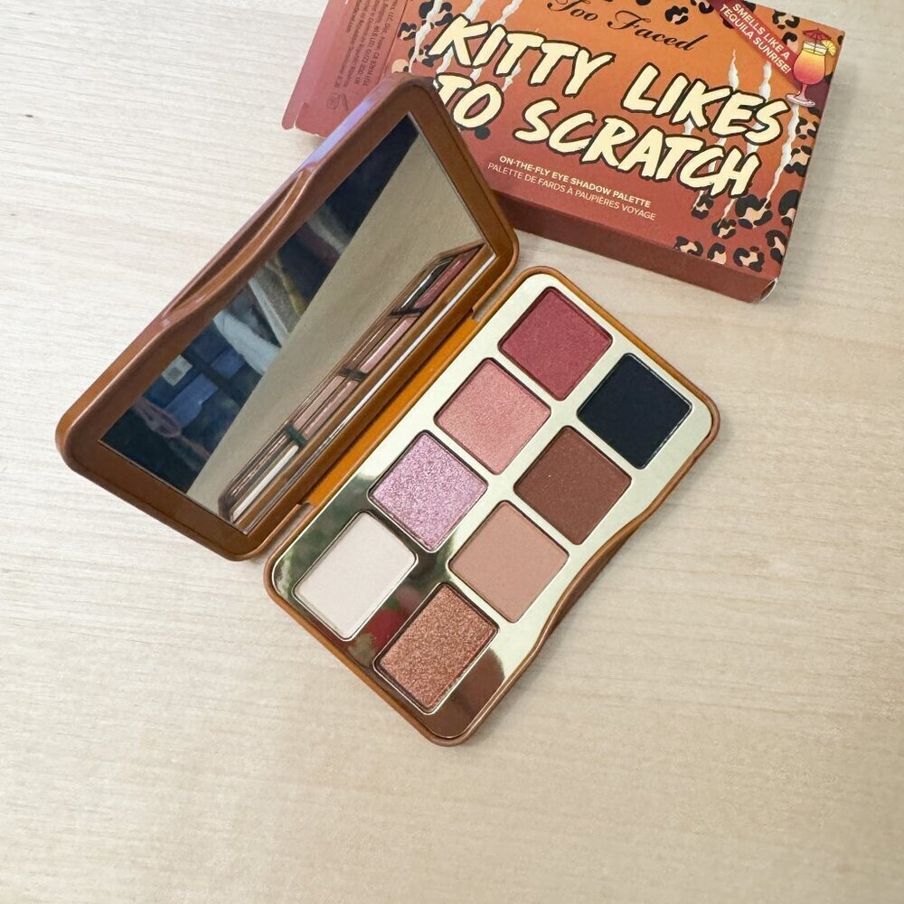 🦋 NEW TOO FACED Kitty Likes to Scratch Mini Eyeshadow Palette Neutral Natural